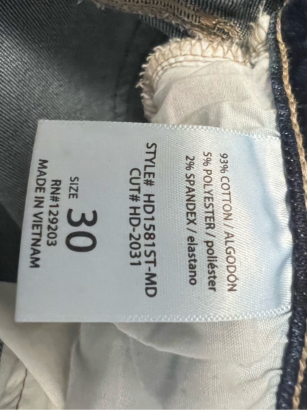 Hidden Straight-Leg Distressed Jeans - NWOT - Picture 8 of 12